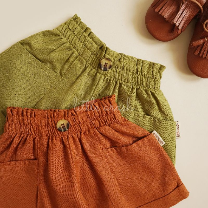 Domikado | Sarah Highwaist Short Pants | Celana pendek anak | Hotpants highwaist anak