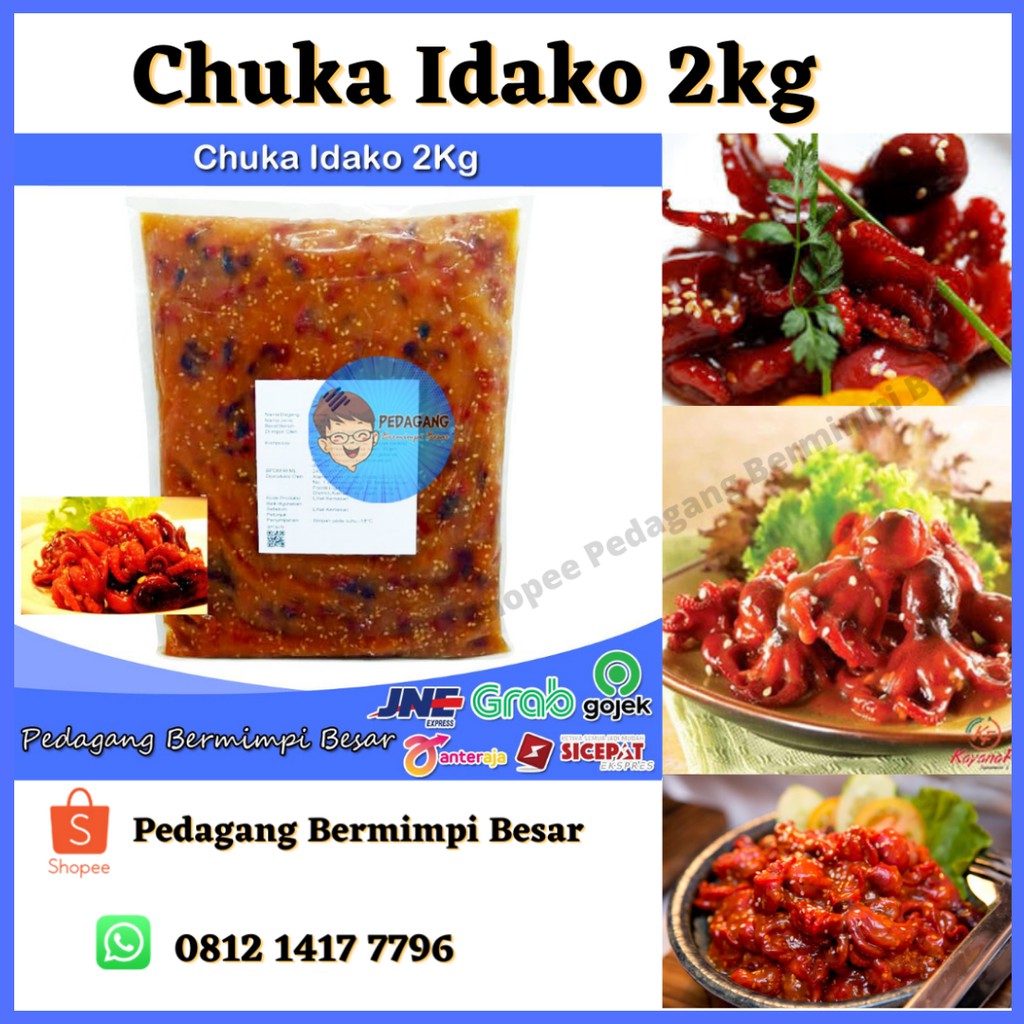 Chuka Idako 2Kg | Salad Baby Octopus | Salad Bayi Gurita