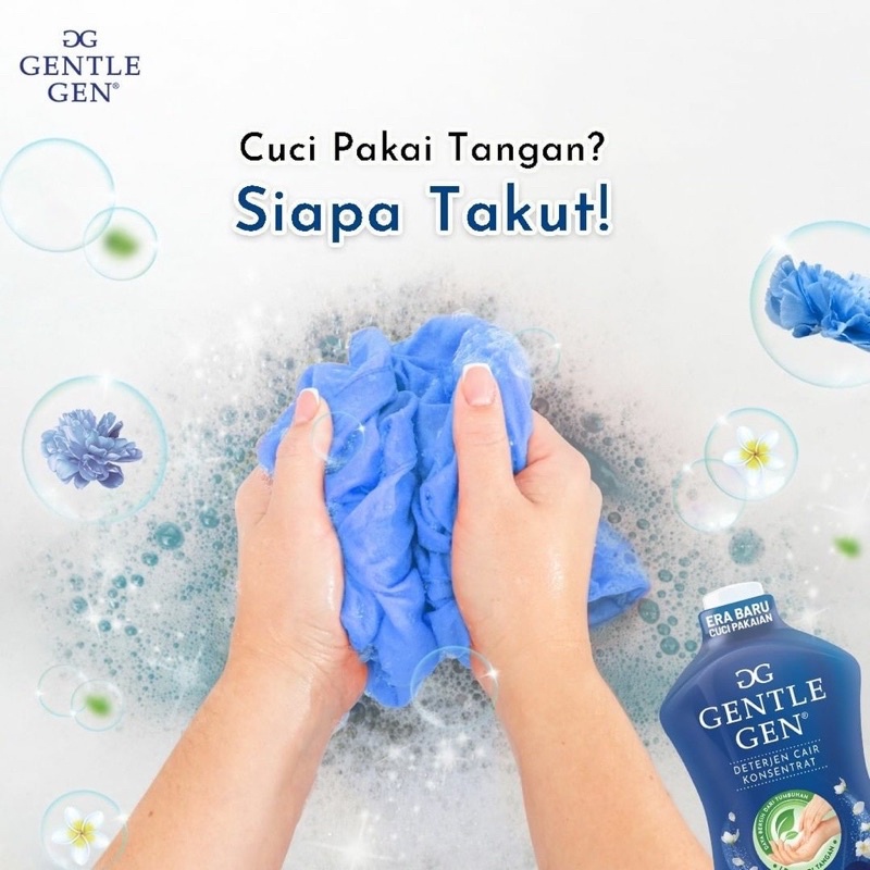 Gentle Gen Liquid 750ml Sabun Pakaian Cair Detergent Pengharum Ruangan Bahan Natural