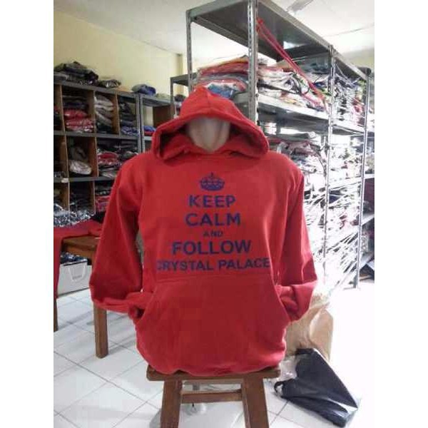 Jaket Hoodie Keep Calm And Follow Crystal Palace