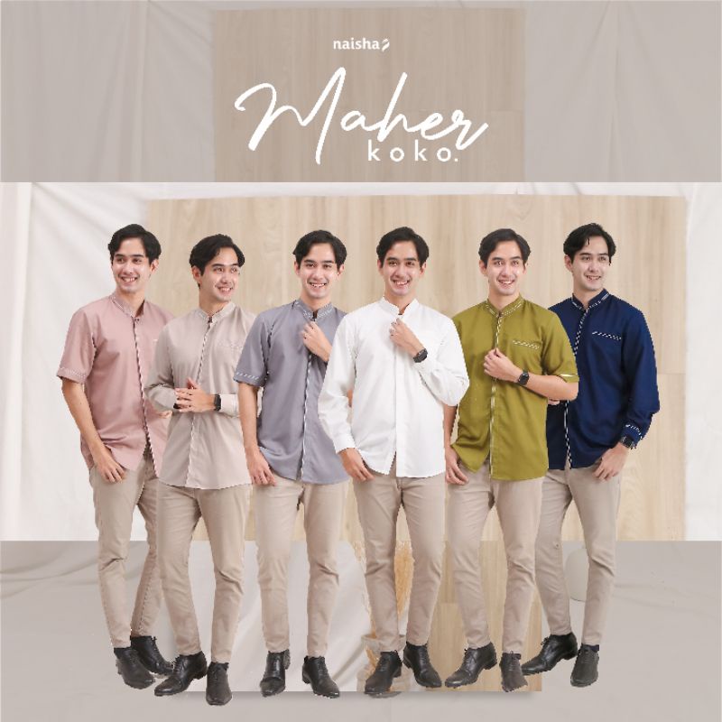 Maher Koko Lengan Panjang / Koko Remaja / Koko Premium by Naisha