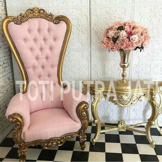 sofa ukir Jepara model Syahrini dan meja