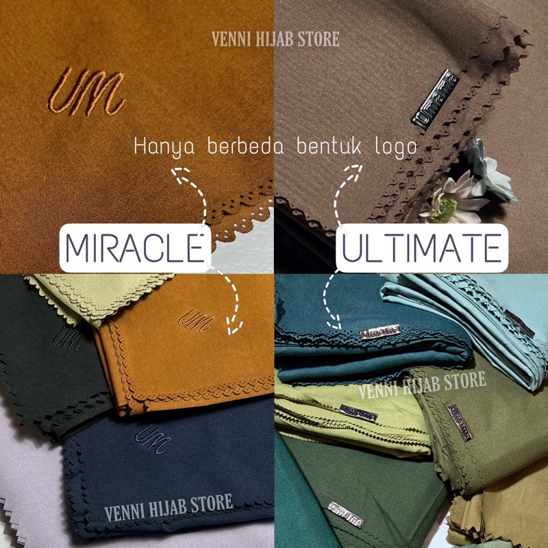 SEGIEMPAT VOAL MIRACLE LC ORIGINAL UMAMA SCARF(STANDART)