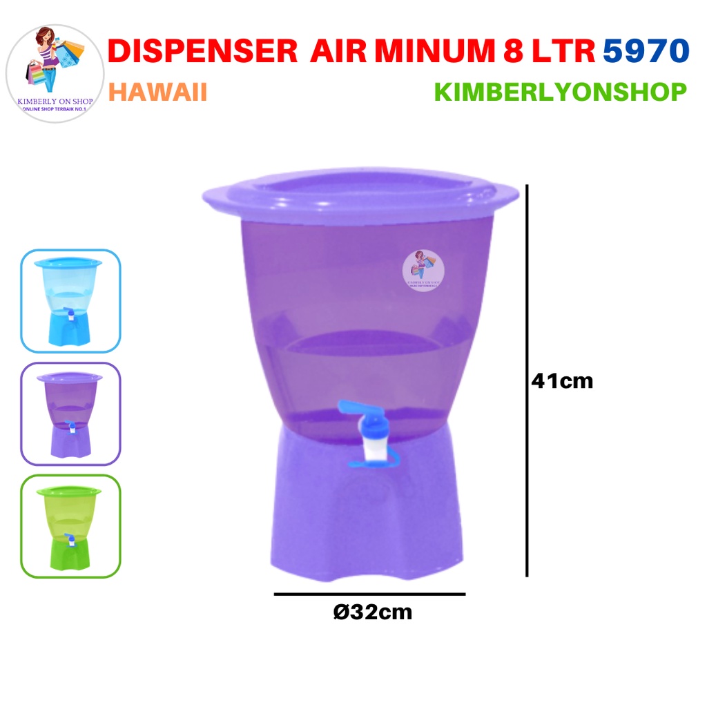 Dispenser Tempat Penyimpanan Air Alpen Water 8 Liter 5970 Hawaii