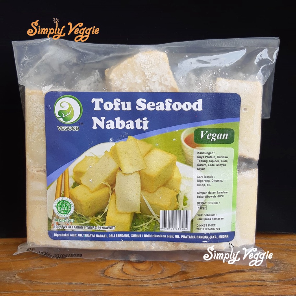 

Vegood Tofu Seafood Nabati / Vegan Seafood Tofu Vegetarian