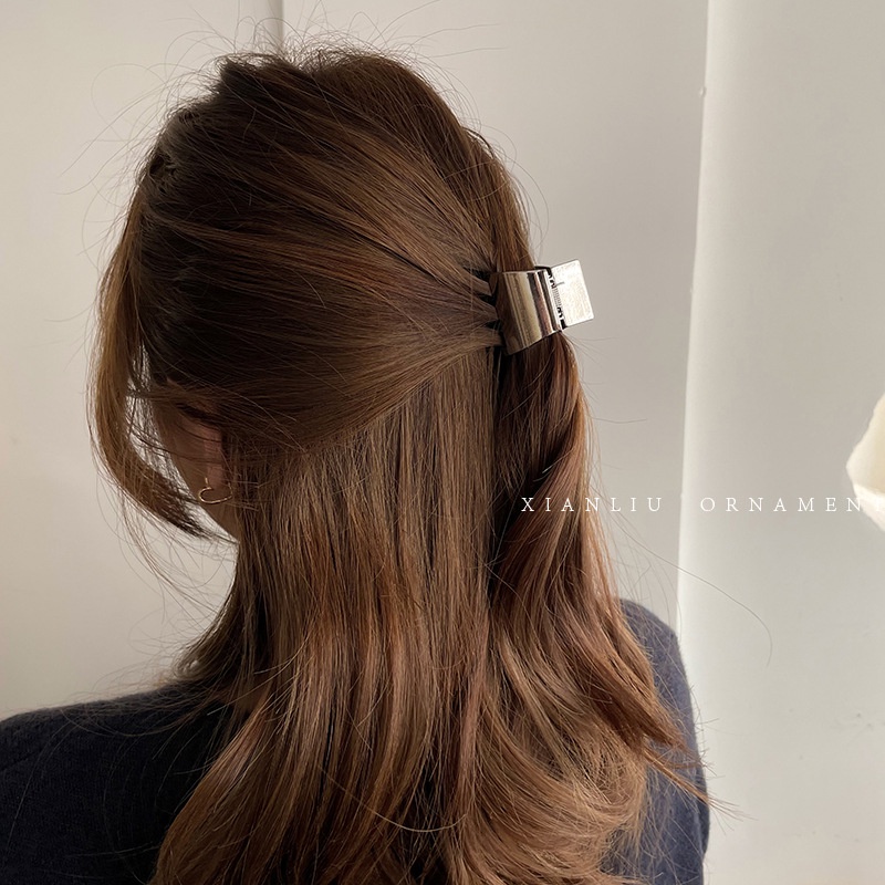 KLIP RAMBUT GOLD BESI JEPIT PONI EMAS METAL SILVER JEPITAN PONYTAIL MINI SMALL KECIL HAIRCLIP HAIR CLIP CLAW AKSESORIS RAMBUT ACESSORIES WANITA KOREA ANAK FEMALE GLOSSY