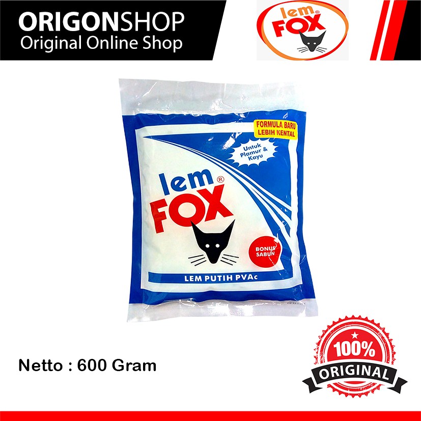 

Fox PVac Biru (FB Kental) Kantong 600g