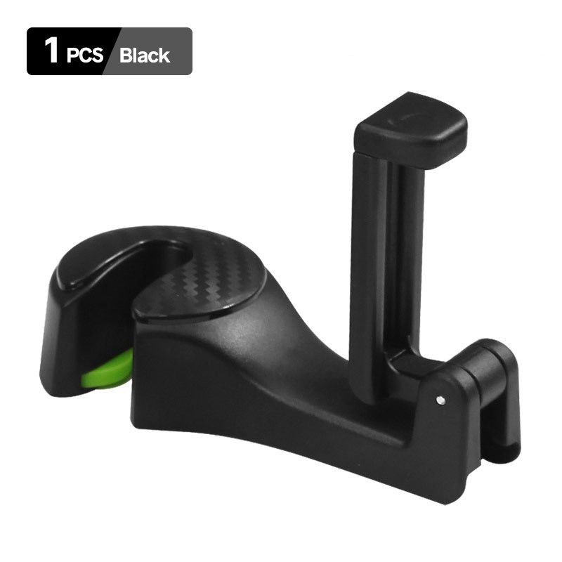 2 In 1 Car Phone Holder Headrest Hook Seat Back Smartphone Stand