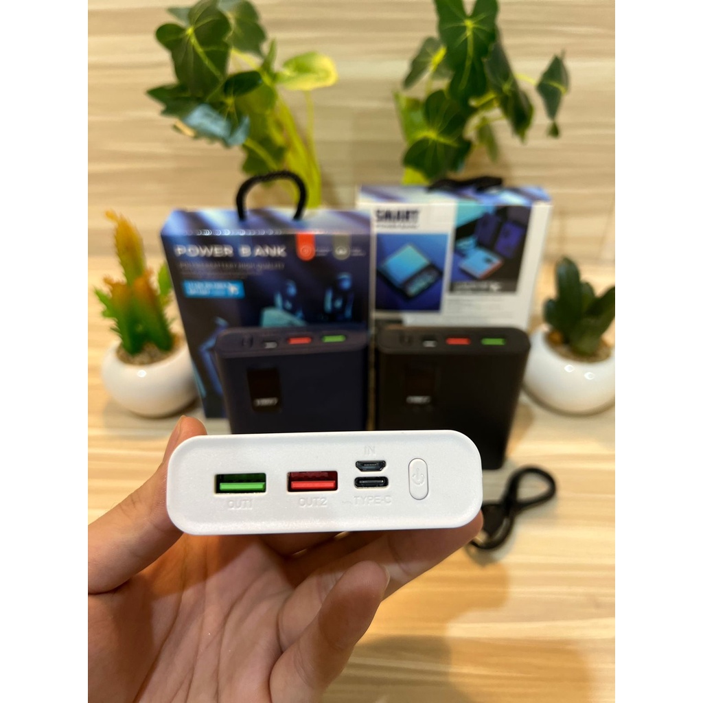 V9 Powerbank Vimet 8000mAh / 3.7V Fast Charging With LED Display