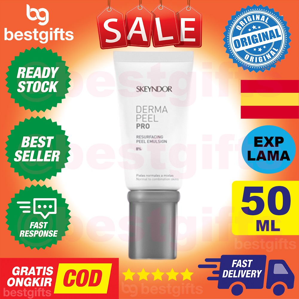 SKEYNDOR DERMA PEEL PRO RESURFACING PEEL EMULSION CREAM KRIM PENGELUPASAN KULIT WAJAH HALUS 50 ML