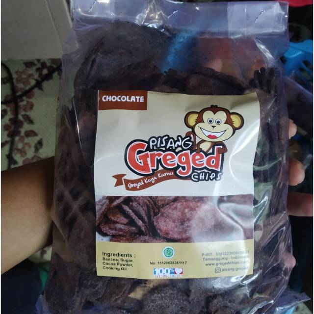 

Pisang Greged Rasa Coklat Kiloan