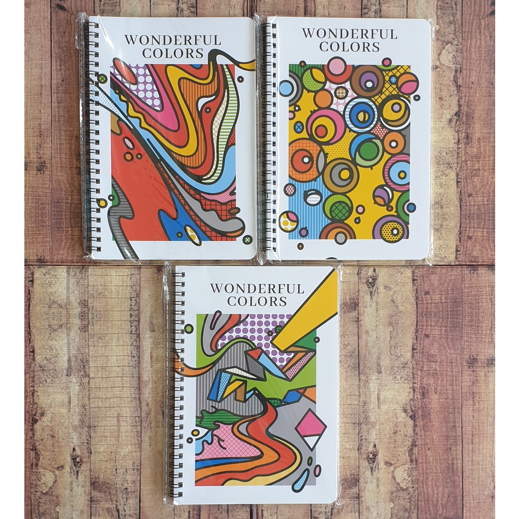

Spiral Book A5 2007 isi 40 Lembar - Notepad Wonderful Colors A5 - Buku Spiral Catatan A5