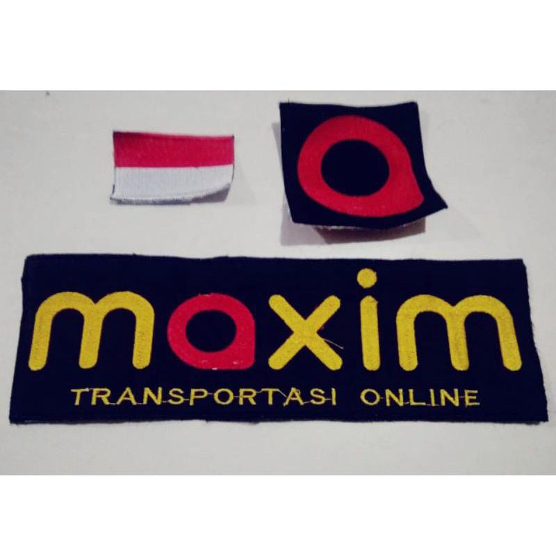 BIG SALE!!! Emblem MAXIM Terbaru Full Bordir / Emblem TERMURAH TERLARIS