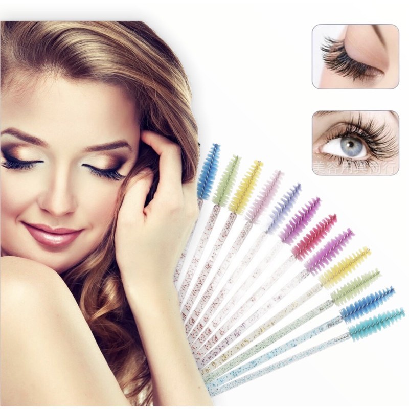 matahari - EYELASH Sisir Kuas Extention Bulu Mata Spoolers Makeup Tool Kit Brush