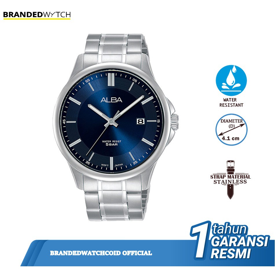 Jam Tangan Alba Pria AS9L39X1 Original Alba AS9L39 Diameter 4,1 cm