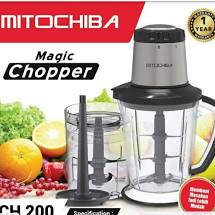 Mitochiba CH200 Food Chopper Pencacah makanan / Blender Multi Fungsi Kapasitas 2 Liter Garansi Resmi