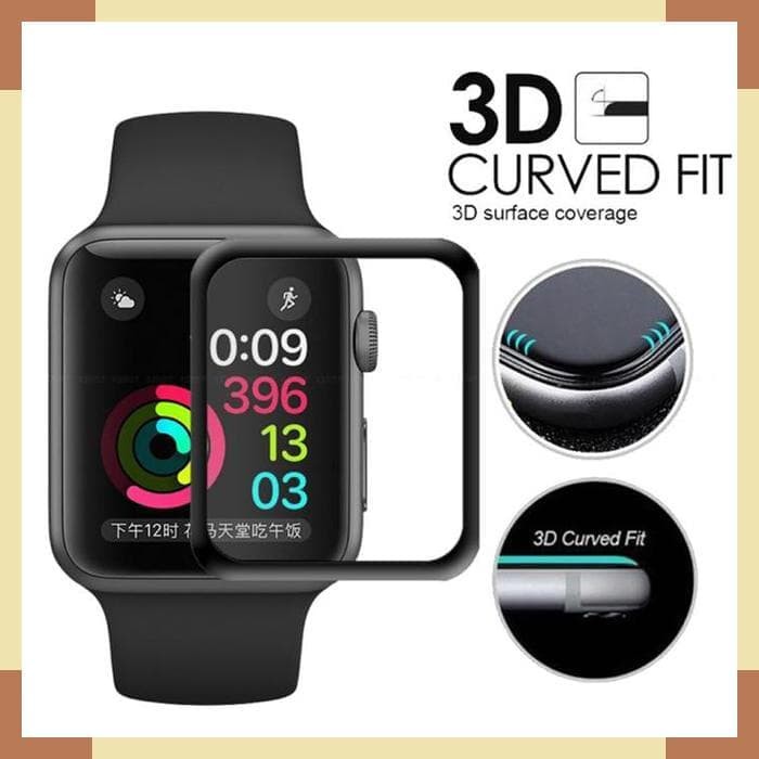 TEMPERED GLASS APPLE WATCH / ANTIGORES APPLE WATCH (SERIES 1/2/3/4/5/6/7/8/SE) (38MM/42MM/40MM/44MM/41MM/45MM)