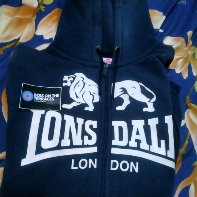 zip hoodie lonsdale second original