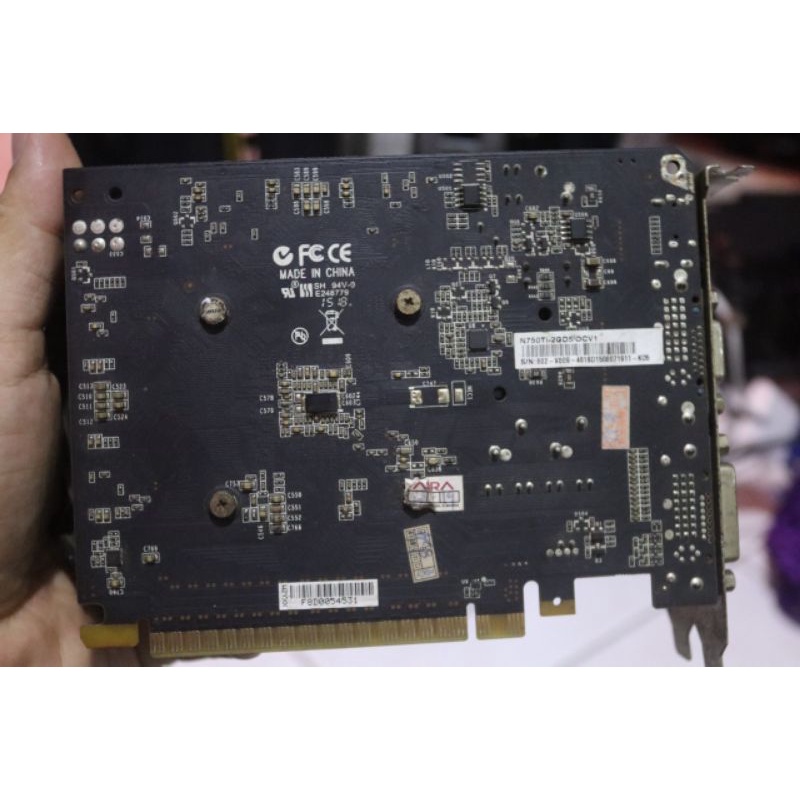 VGA MSI GTX 750 Ti Oc 2GB