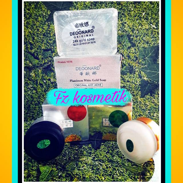 Paket cream deoonard gold /siang/ malam/sabun deoonard gold/ paket lengkap deoonard gold/deoonard