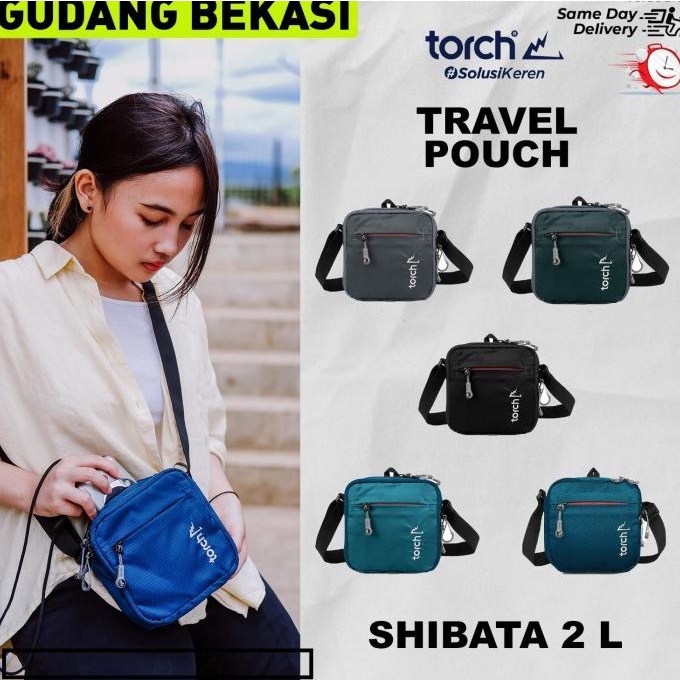 Torch Tas Slempang Travel Pouch Shibata 2L