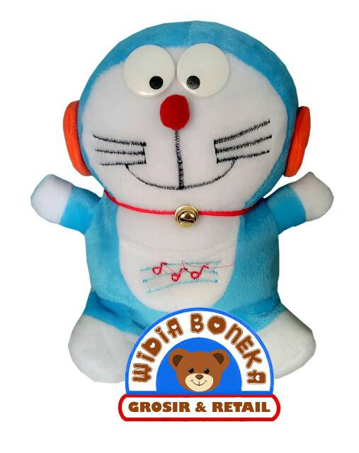 Boneka Beranak Doraemon Jumbo Mini Walkman dan Pensil