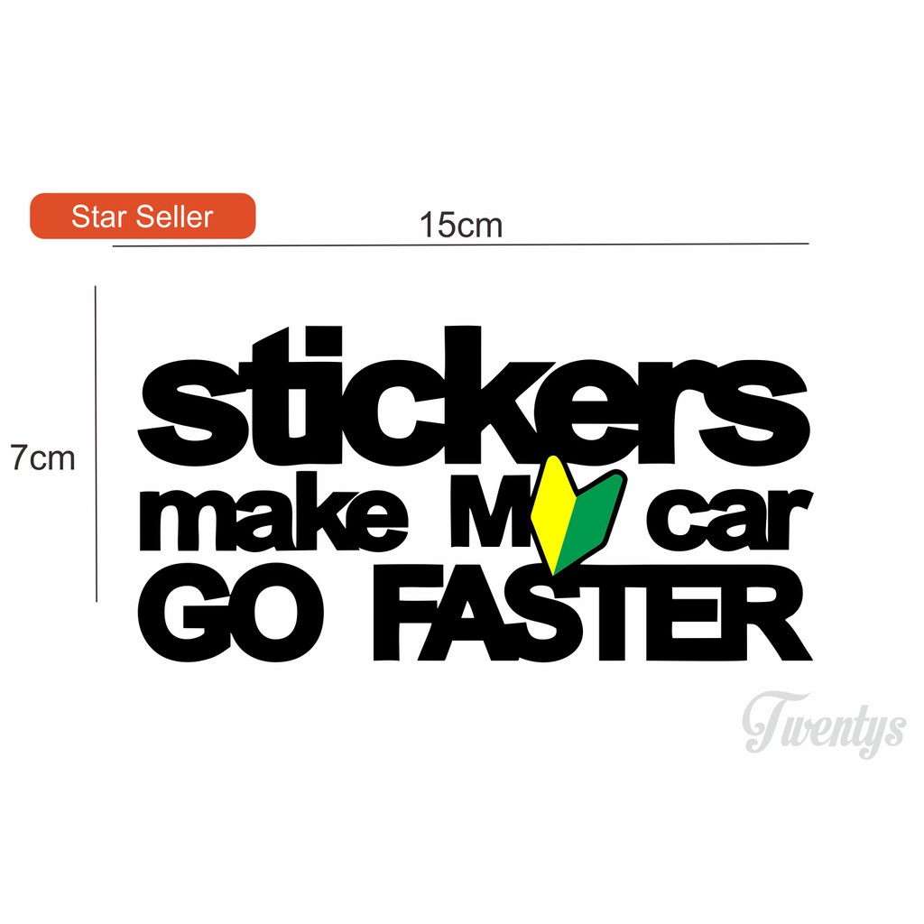 

STIKER FASTER CUTTING STICKER VINYL DECAL