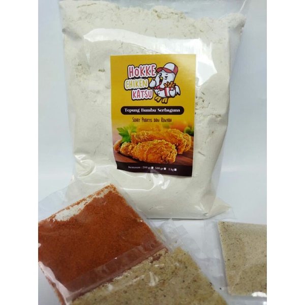 

hokke tepung kfc//tepung bumbu serbaguna//homemade//1000 gram//bumbu marinasi