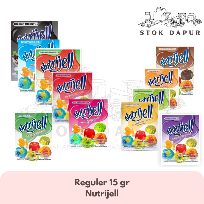 

Nutrijell Reguler 15gr