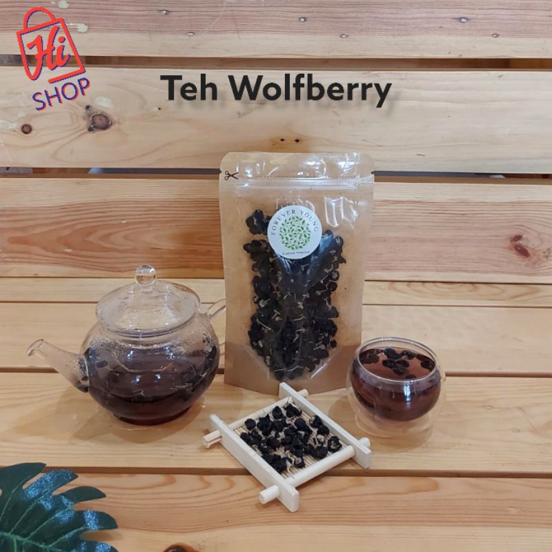 

Teh Goji Berry Hitam Kering Dried Black Wolfberry Black Gojiberry Kici Hitam Premium Quality