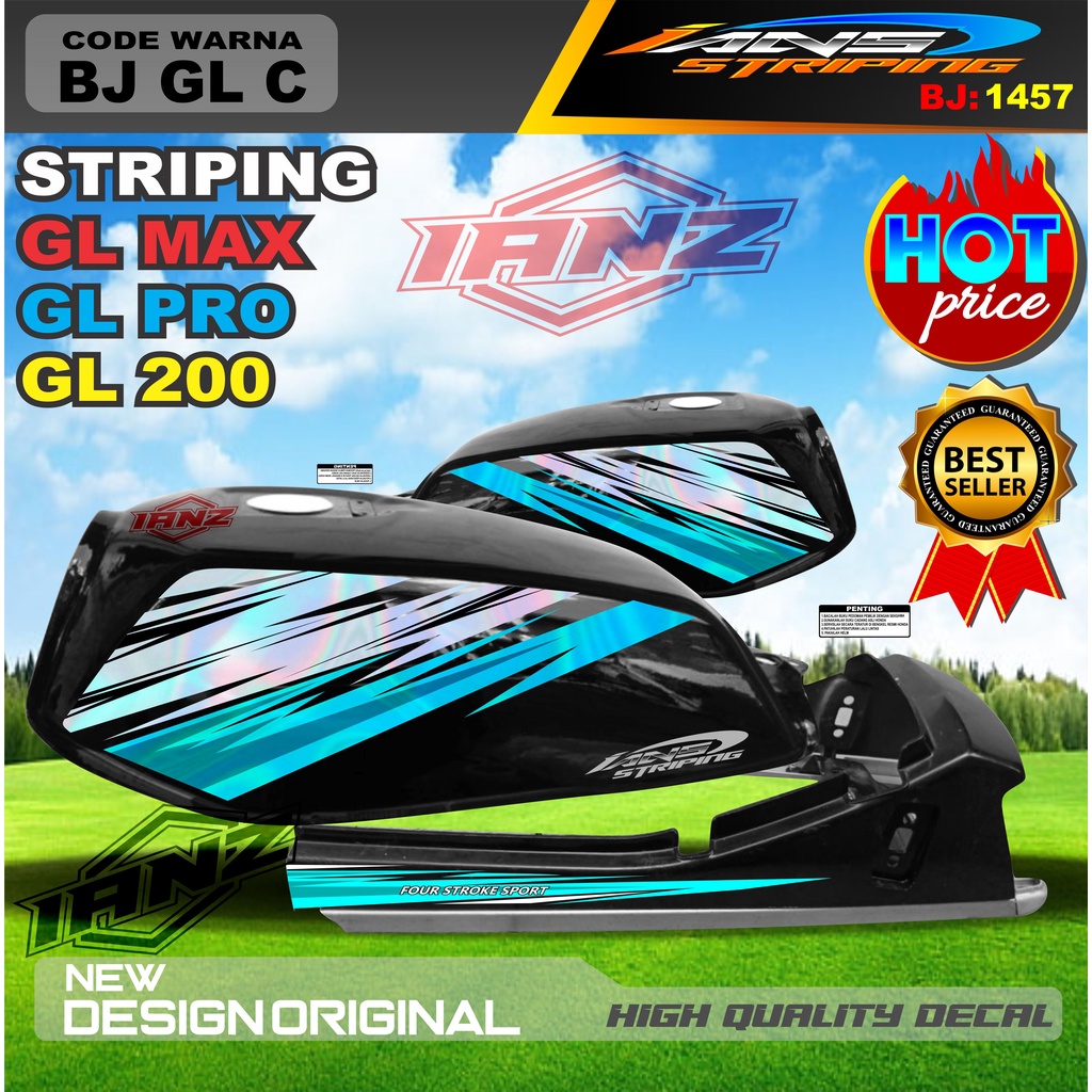 STIKER STRIPING GL 2000 VARIASI HOLOGRAM / STRIPING GL PRO MAX VARIASI HOLOGRAM / STRIPING GL