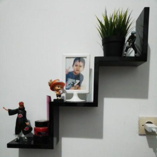 Twinsj. 1pcs Rak Vvv. Rak Dinding. Rak Penyimpanan. Rak Buku. Rak Display. Kini Jamanya Hpl
