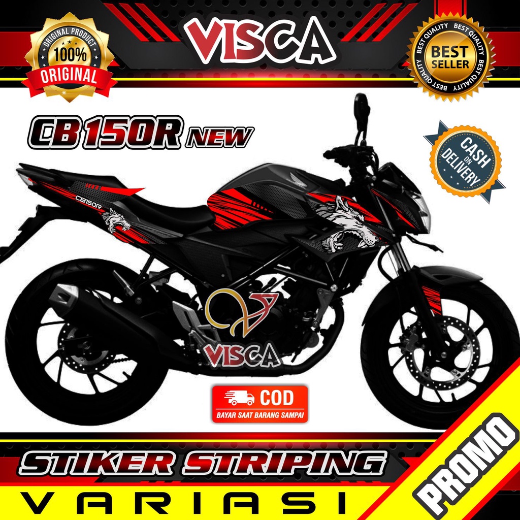 Striping CB 150R New - Stiker Sticker Striping Variasi Lis Honda CB 150R New - Striping Hologram Hon