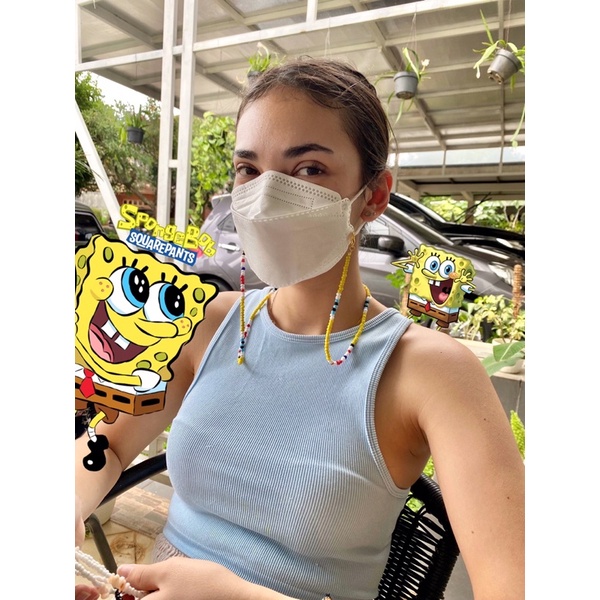 TALI MASKER / STRAP MASK (SPONGEBOB)