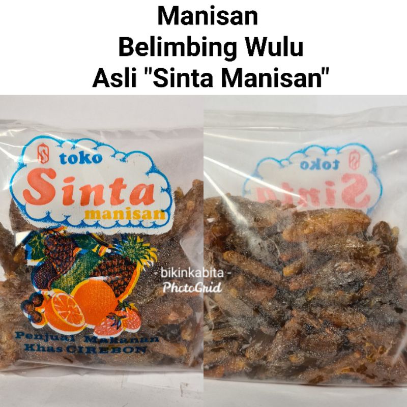 

Manisan Belimbing Wulu Asli Sinta Manisan Berat - 100 Gram Khas Cirebon