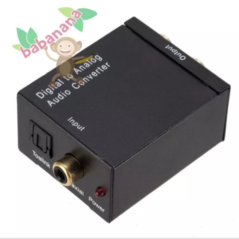 digital to analog converter toslink coaxial to rca tv optical audio