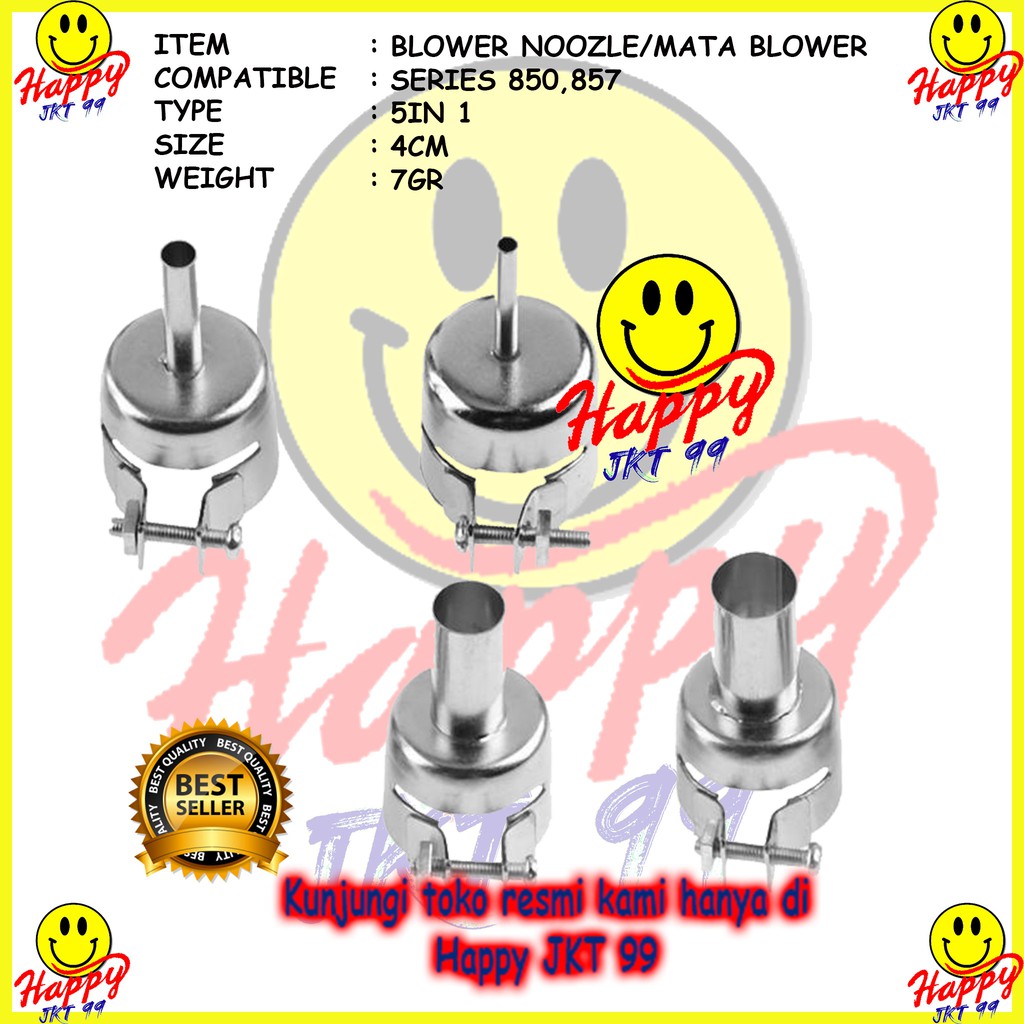 [ HAPPY JKT 99 ] MATA BLOWER NOZZLE NOOZLE YIHUA 857 850 (5  IN 1)