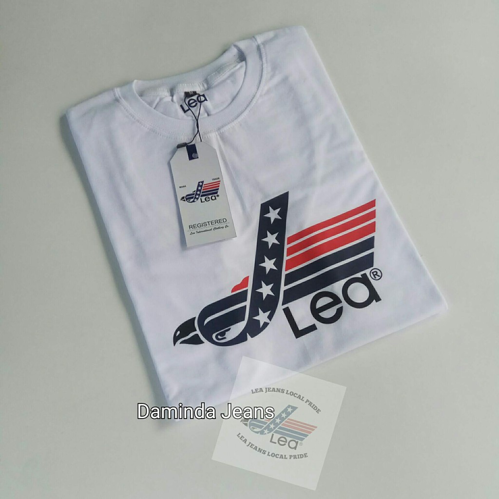 Kaos Pria Distro Original Dewasa Branded Keren Kekinian Lengan Pendek Oblong Putih Lea Asli Import 2022 M L XL XXL Oversize Murah