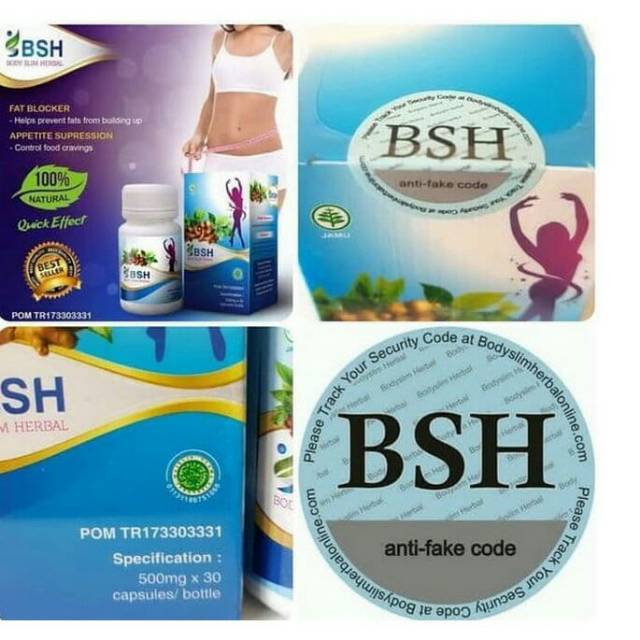 PELANGSING AMPUH BODY SLIM HERBAL BSH KAPSUL ORIGINAL BPOM