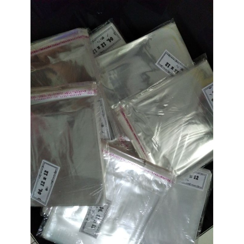 

Plastik OPP Lem 12 x 12cm Seal