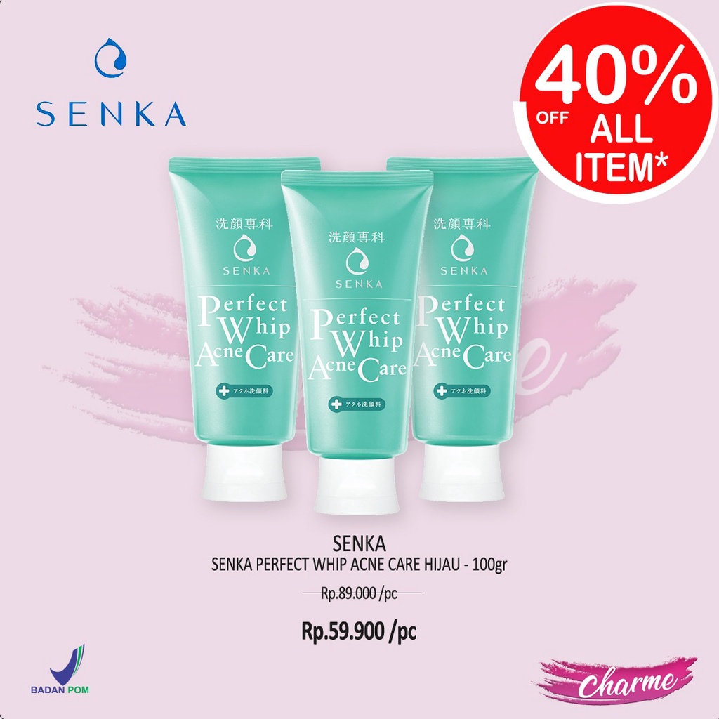 (READY &amp; ORI!) Senka Perfect Whip/ whip fresh/ Whip White/ White clay - 50gr/100gr/120gr