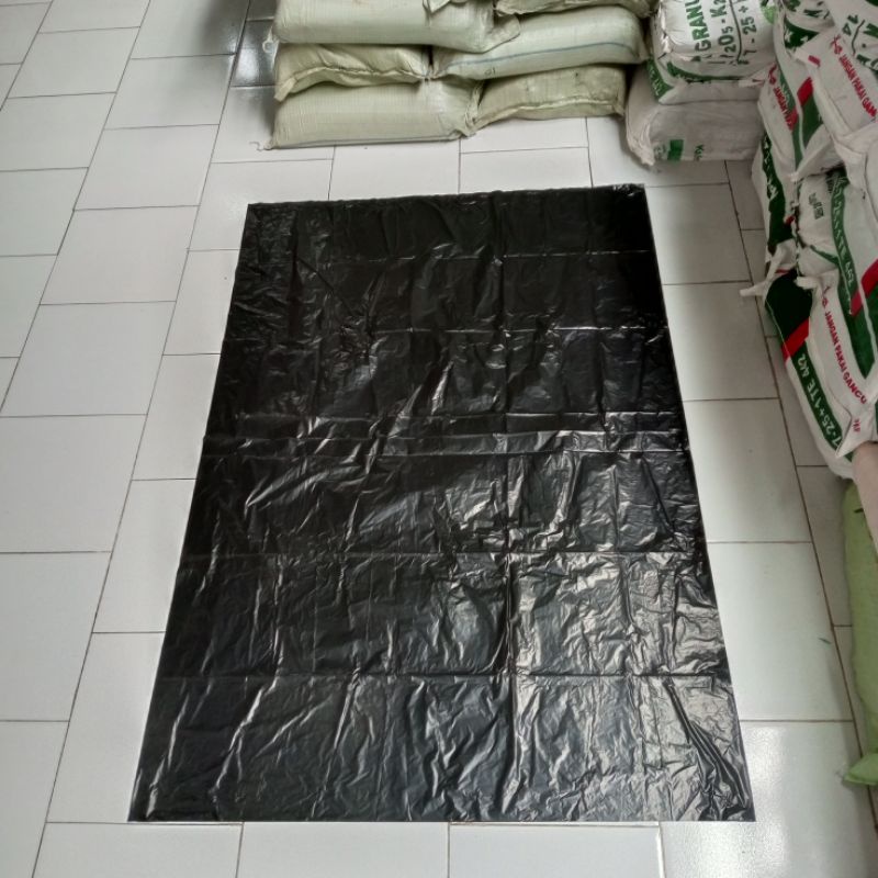 plastik sampah hitam besar 120x180 cm