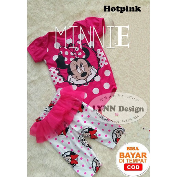 Jumper Baju Bayi Balita design Minnie Mouse_Lynn Design