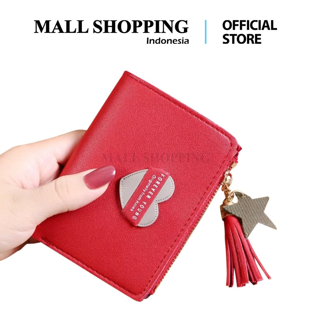 (COD) DOMPET LIPAT DOMPET WANITA KOREAN FASHION WALLET MALLSHOPPING