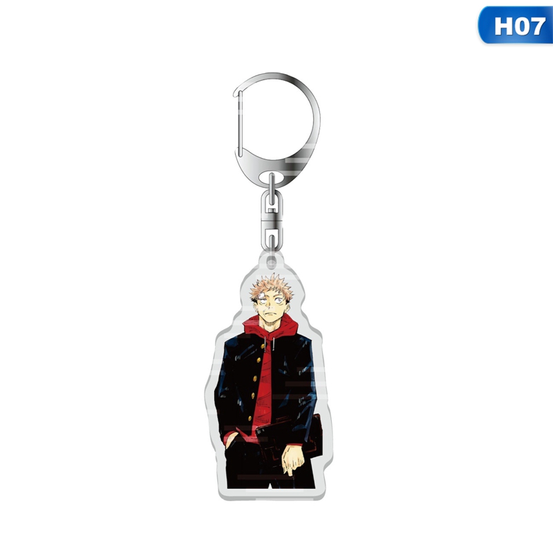 Jujutsu Kaisen Keychain Acrylic Two Side Key Ring Keyring Kugisaki Nobara Gojo Satoru Pendant Anime