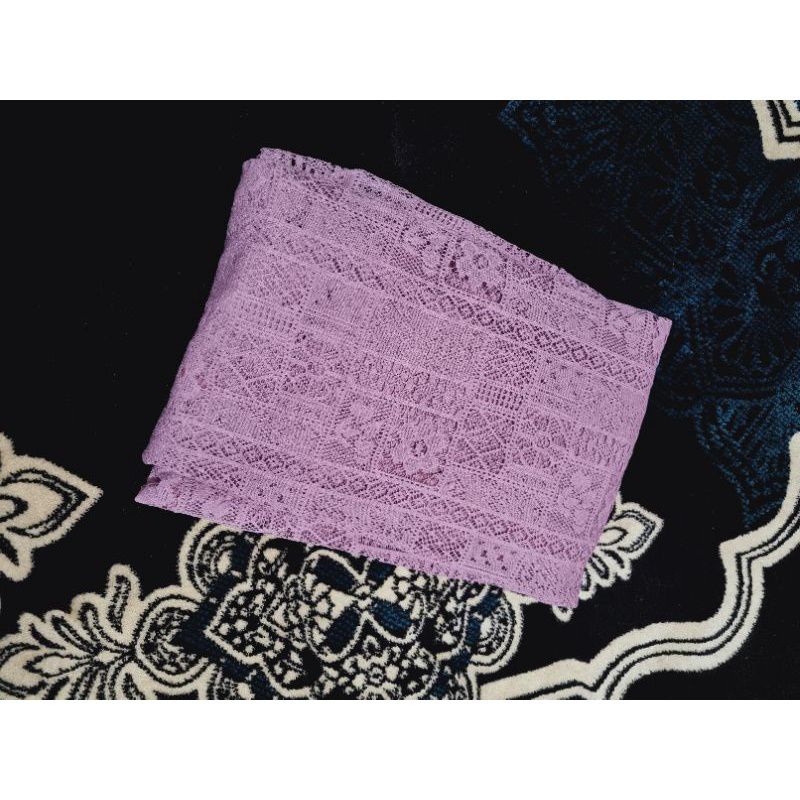 Kardigan brukat/promo long outer brukat/outer cardy wanita-Dusty purple