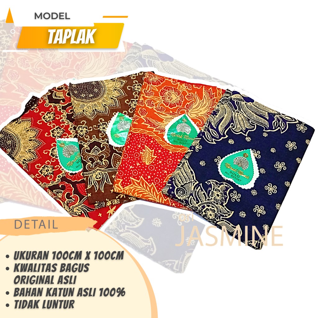 Taplak Meja guru batik /  taplak meja guru kain taplak meja /  taplak meja makan motif