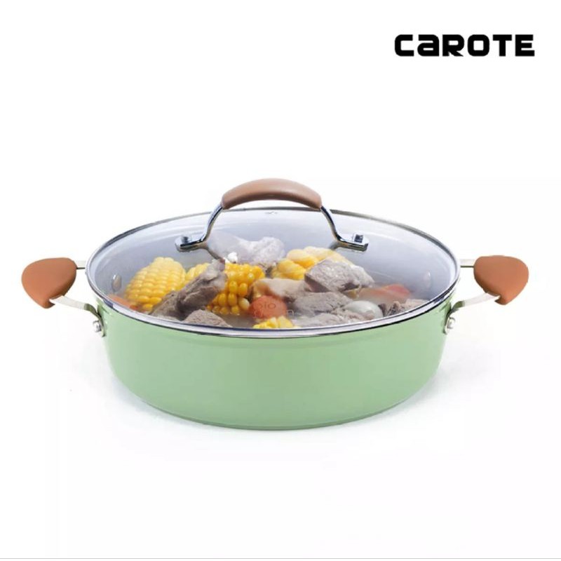 Carote Bio Green Low Casserole 28cm Carote Pan