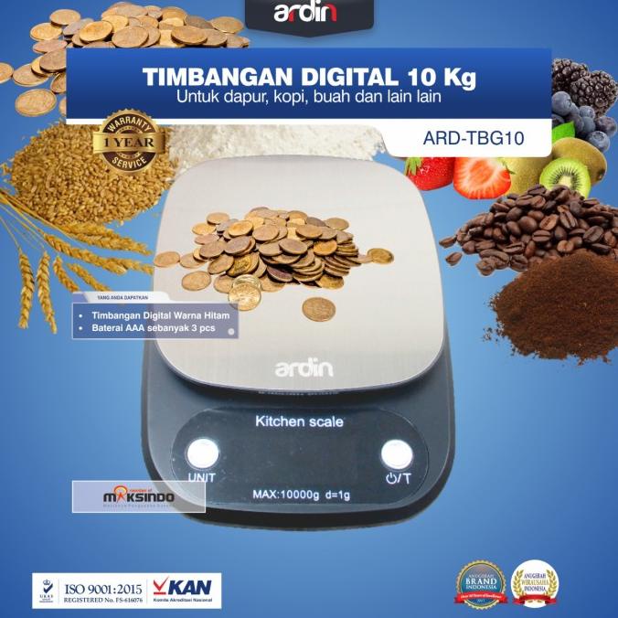 Timbangan Digital 10 kg / Timbangan Kopi ARD-TBG10 -Diskon Besar