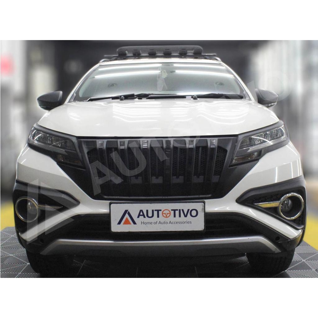 Grill Bumper Depan All New Rush Terios 2018 2020 2022 2023 UP Appolo Hitam Chrome Silver Putih Gold Kuning Biru